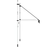 Tenda na ručno uvlačenje 200 cm antracit | shoptok.hr