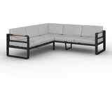 Bessagi Garden jedilna lounge garnitura aruba, črna, siva, 5-Delno | Shoptok.si