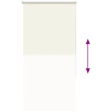 Rolo zavjesa za zamračivanje prljavo bijela 75x175 cm Širina tkanine 70,7 cm Poliester | shoptok.hr