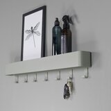 Spinder Design Zelena/siva metalna zidna vješalica s policom Dax Play – | shoptok.hr