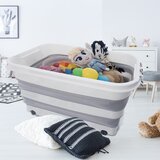 Orion Belo-siva plastična škatla za shranjevanje s pokrovom 54x39x28 cm Kemp – | Shoptok.si