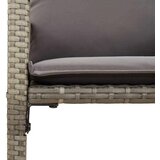  3-dijelni vrtni barski set s jastucima sivi poliratana bagrem | shoptok.hr