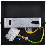  Stropni reflektor Crna 13 x 13 x 26 cm Staklo i Metal | shoptok.hr