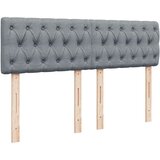  Krevet box spring s madracem svjetlosivi 140x200 cm od tkanine | shoptok.hr