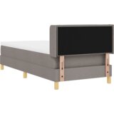  Krevet s podnicom s madracem Smeđesiv 80x200 cm Tkanina | shoptok.hr