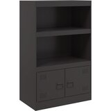 Maison Chic Komoda - Predalnik črna 67x39x107 cm jeklo, (21715796) Cene