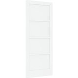 vidaXL Notranja vrata 'ORKDAL'bela 83x202x4 cm Vrata iz masivnega lesa Bora Cene
