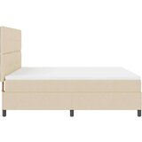Box spring krevet s madracem Krema 180 x 200 cm tkanina | shoptok.hr