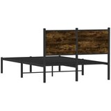  Metalni okvir kreveta bez madraca boja hrasta 120x190 cm | Eponuda.com