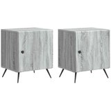  Noćni ormar 2 pcs Siva sonoma 43 x 34 5 x 50 cm | shoptok.hr