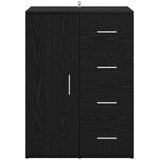  Kreveta s ladicama Crni hrast 59 x 39 x 80 cm Konstruirano drvo | shoptok.hr