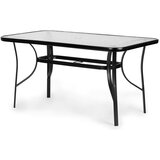 Multi Garden vrtni stol 160x90 cm kaljeno staklo velika ploča za terasu, vrt, otvor za suncobran | shoptok.hr