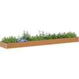  Vrtna visoka greda 582 x 100 x 36 cm Cinkana jeklena, (5000287685) | Shoptok.si