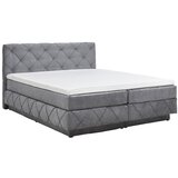 Premium Living Postelja Boxspring Cordoba, Siva, 160x200 | Shoptok.si
