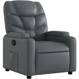Maison Chic Počivalnik - Relax naslanjač sivo umetno usnje, (22040123) | Shoptok.si