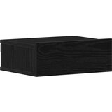  Plavajoča nočna omarica črn hrast 40x32x15 cm inženirski les, (5000107183) | Shoptok.si