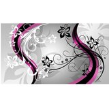  Samoljepljiva foto tapeta - Art-flowers (pink) 490x280 | shoptok.hr
