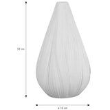 ONLI Stona lampa NUVIA 1xE14/6W/230V 32 cm bela | Eponuda.com
