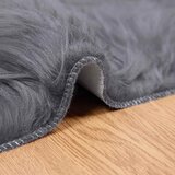  Tepih od umjetne ovčje kože TAFALLA Antracit 100 x 200 cm | shoptok.hr