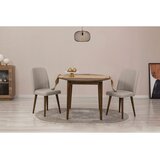 Woody Fashion vina 1005 3 - white, cream whitecream extendable dining table & chairs set (3 pieces)