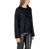 Only Puloverji ONLPETRA LS LOOSE O-NECK CC KNT 15350652 Črna | Shoptok.si