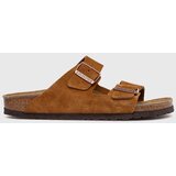 Birkenstock Natikače od brušene kože Arizona za žene, boja: smeđa, 1027162 | shoptok.hr