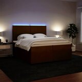  Krevet s oprugama i madracem ružičasti 200x200 cm baršunasti | shoptok.hr