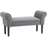  Klupa klupa za krevet robusna konstrukcija mekana presvlaka 102x36x51 cm siva Cijene