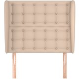  Uzglavlje s ušima boja cappuccina 93x23x118/128 cm umjetna koža | shoptok.hr