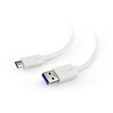 Cablexpert kabel usb 3.1 a-c 1m bel CCP-USB3-AMCM-1M-W Cene