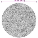  HUARTE kratkih vlakana mekani i perivi krem Ø 80 cm | shoptok.hr
