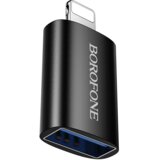 Borofone OTG adapter BV26A za prenos podatkov iz Lightning na USB 2.0 | Shoptok.si