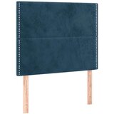 Box spring krevet s madracem tamnoplavi 120 x 200 cm baršunasti | shoptok.hr