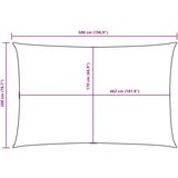  Jedro protiv sunca od tkanine Oxford pravokutno 2 x 5 m bež | shoptok.hr