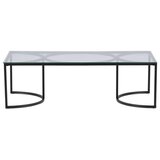 Furniture Fashion Skanör klub stolić 140 × 70 cm, crni | shoptok.hr