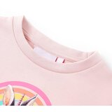  Dječja topla majica svjetloružičasta 128 | shoptok.hr