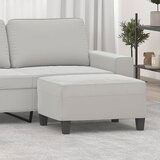 vidaXL Tabure svjetlosivi 70 x 55 x 41 cm od mikrovlakana | shoptok.hr