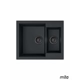 Milo Granitna sudopera Retto 61x50cm Lava stone ø90 | ePonuda.com