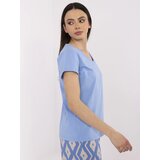 BASIC Feel Good T-shirt-CLM-TS-1639.12-blue | Shoptok.si