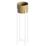 WALLXPERT Dekorativna saksija GED-025-C, 23x78x23 cm, Bijela | Eponuda.ba