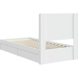  Krevetna konstrukcija s pohranom i uzglavljem Bijela 90 x 190 cm | shoptok.hr