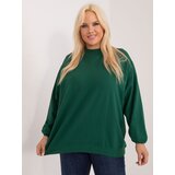 BASIC Feel Good Sweatshirt-RV-BL-6299.11-dark green | Shoptok.si