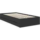  Okvir za krevet Crna 90 x 200 cm Inženjersko Drvo - Crna 90 x 200 cm | shoptok.hr