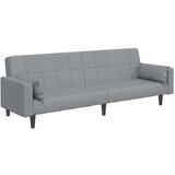  Kavč dvosed s stolčkom za noge svetlo sivo blago, (21228542) | Shoptok.si