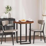 vidaXL Gornji dio stola Tamno smeđa Ø 70 x 2.5 cm Čvrsto drvo hrasta | shoptok.hr