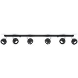 Nice Lamps Črno točkovno svetilo 10x118 cm Ollo – Cene