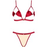 Obsessive Rubinesa - pikanten komplet spodnjega perila (rdeč) | Shoptok.si