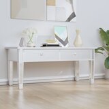 The Living Store Klubska mizica z ogledalom 106x45x45cm inženirski les in steklo - Klubska Mizica, (21575325) Cene