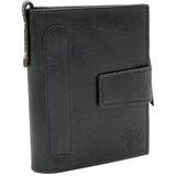 Fashion Hunters Black, large, genuine leather men's wallet | Shoptok.si