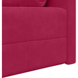  Podni kauč na razvlačenje Vinska crvena 213 x 70 x 77 cm Baršun | shoptok.hr